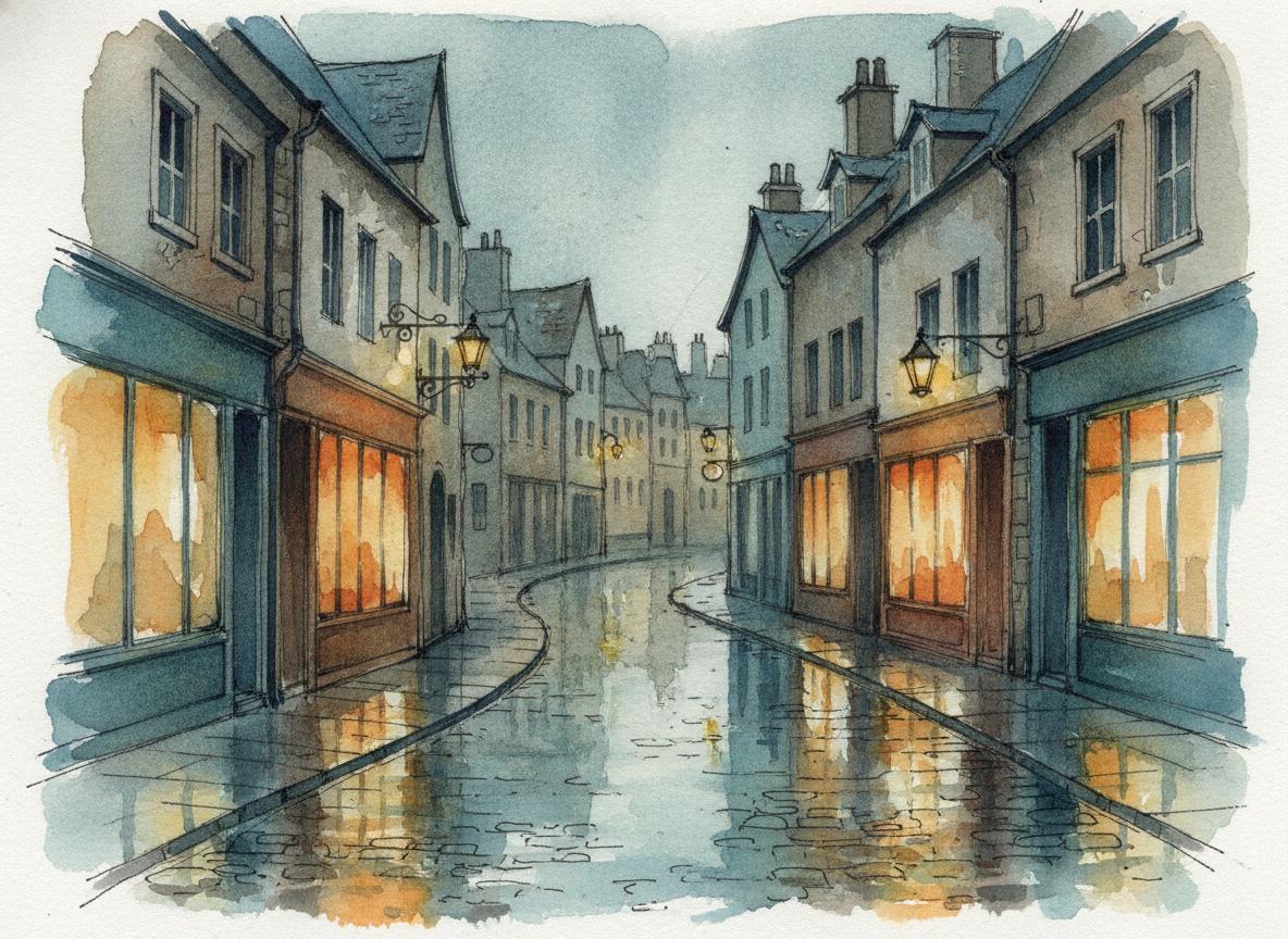 Watercolor painting used as a style reference to video input