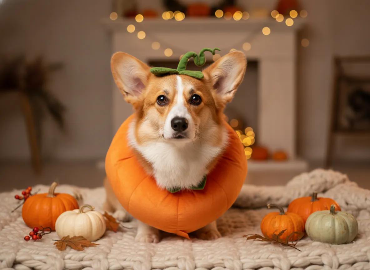 Pumpkin Pet example generated with our Halloween AI prompts